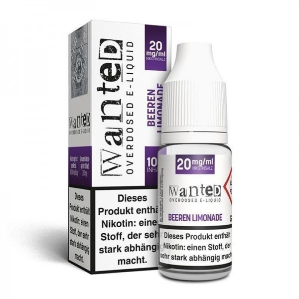 Wanted - Beeren Limonade Overdosed 10ml Nikotinsalzliquid (SB)