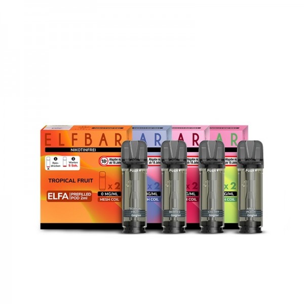 Elfbar - Elfa Prefilled Pods Nikotinfrei (2 Stück)
