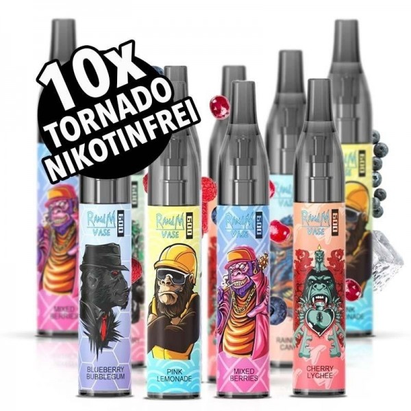 RandM Tornado Vape 600 10er Bundle - Nikotinfrei