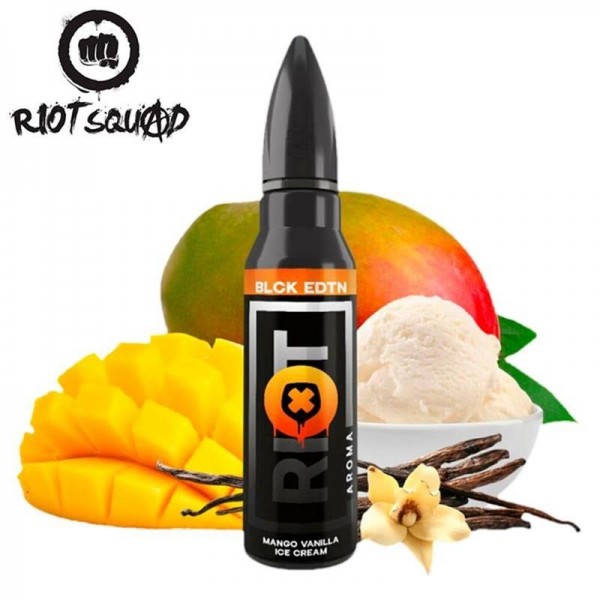 Riot Squad - Black Edition - Mango Vanilla Ice Cream Longfill 5 ml