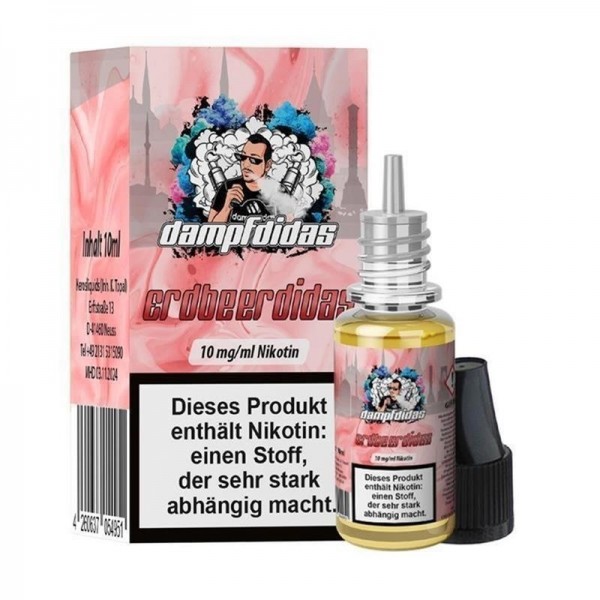 DAMPFDIDAS - Erdbeerdidas Nikotinsalz Liquid 10 ml