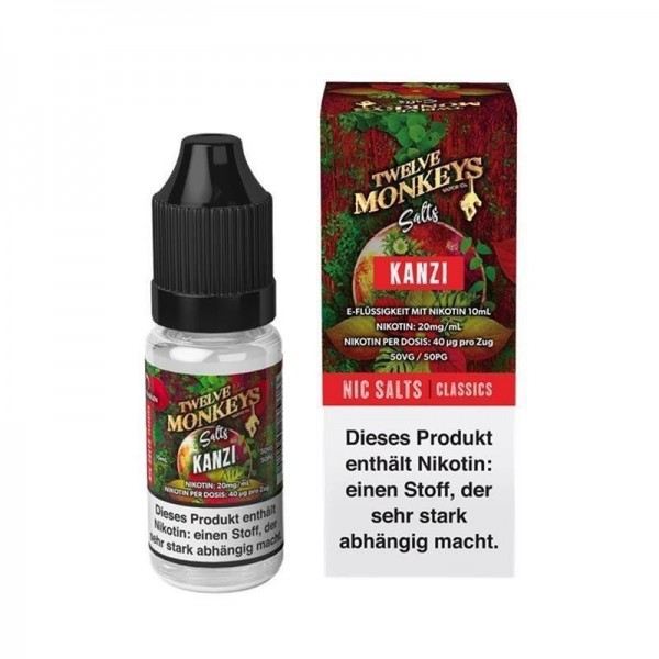 Twelve Monkeys - Kanzi Nikotinsalzliquid 10 ml 20 mg/ml