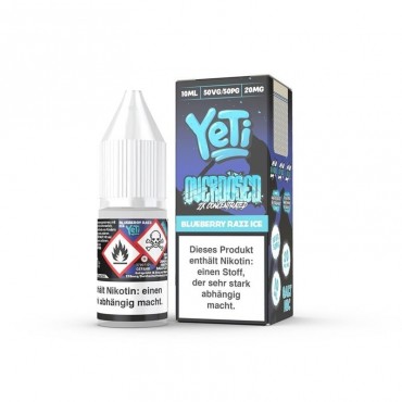 Yeti  Overdosed- Blueberry Razz Ice 10 ml NicSalt Liquid