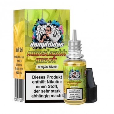 DAMPFDIDAS Monstaahh Peach Nikotinsalz Liquid 10 ml