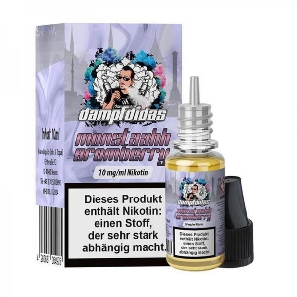 DAMPFDIDAS Monstaahh Bromberry Nikotinsalz Liquid 10 ml