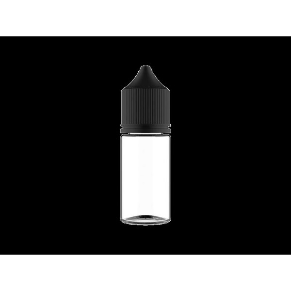 Chubby Gorilla 30ML Stubby PET Unicorn Leerflasche mit schwarzer Cap