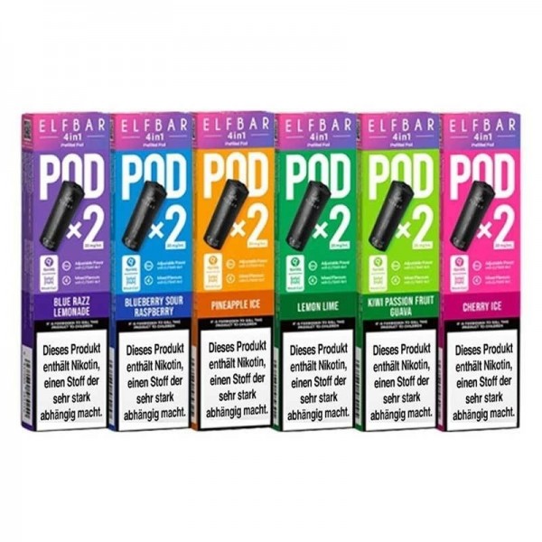 Elf Bar - 4 in 1 Prefilled Pods (2 Stück)