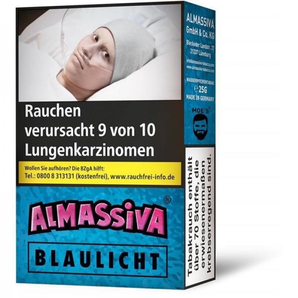Al Massiva Tabak 25g - Blaulicht