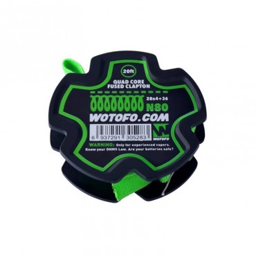 Wotofo - Quadcore Fused Clapton Wire Ni80 20ft.
