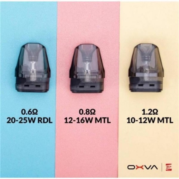 3x OXVA Xlim Pod Tank Verdampfer V2 1.2 Ohm